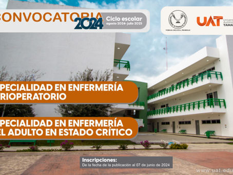 Ofrece la UAT dos nuevas especialidades en enfermería.
