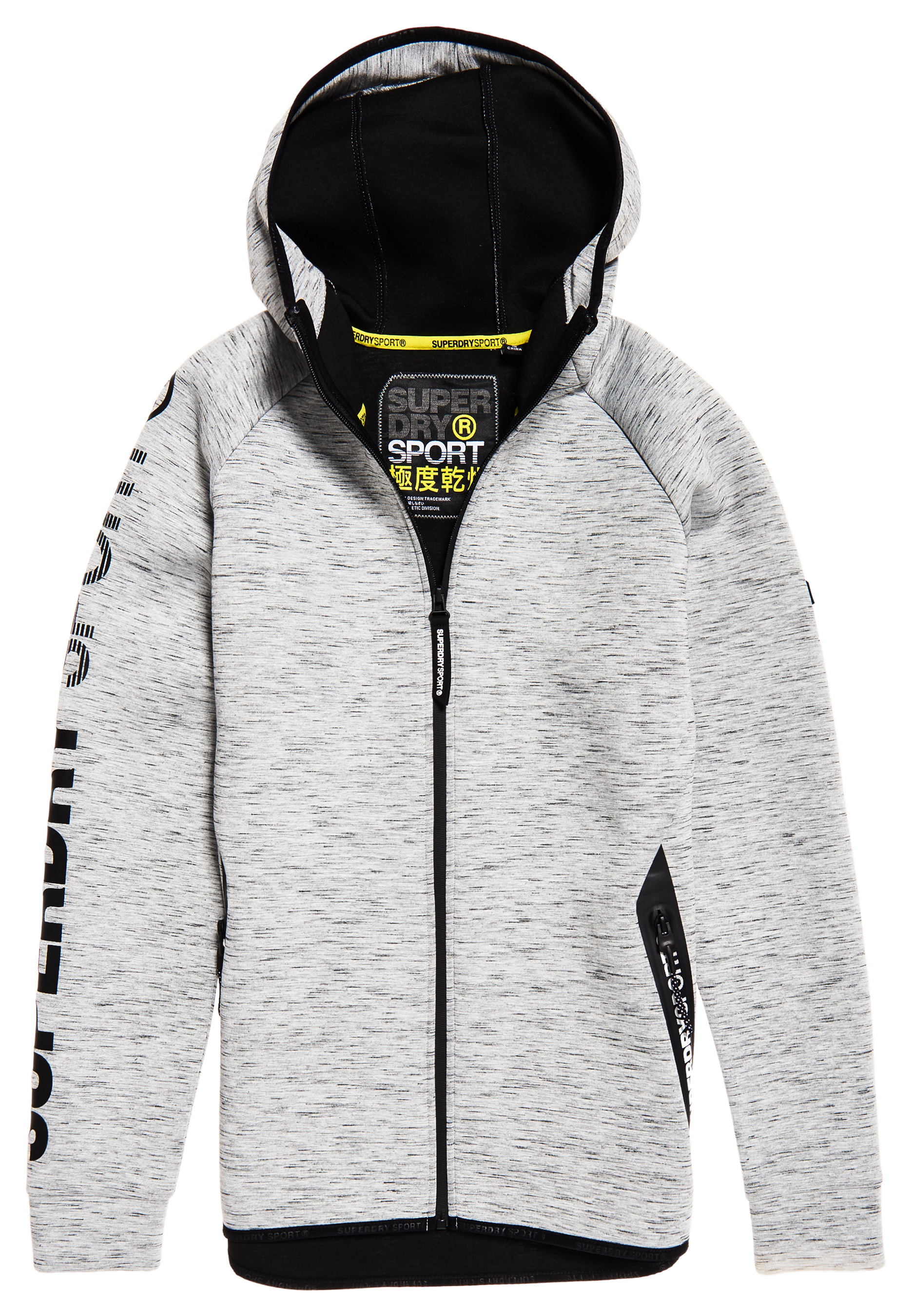 Superdry - Sweat à capuche zippé Core Gym Tech