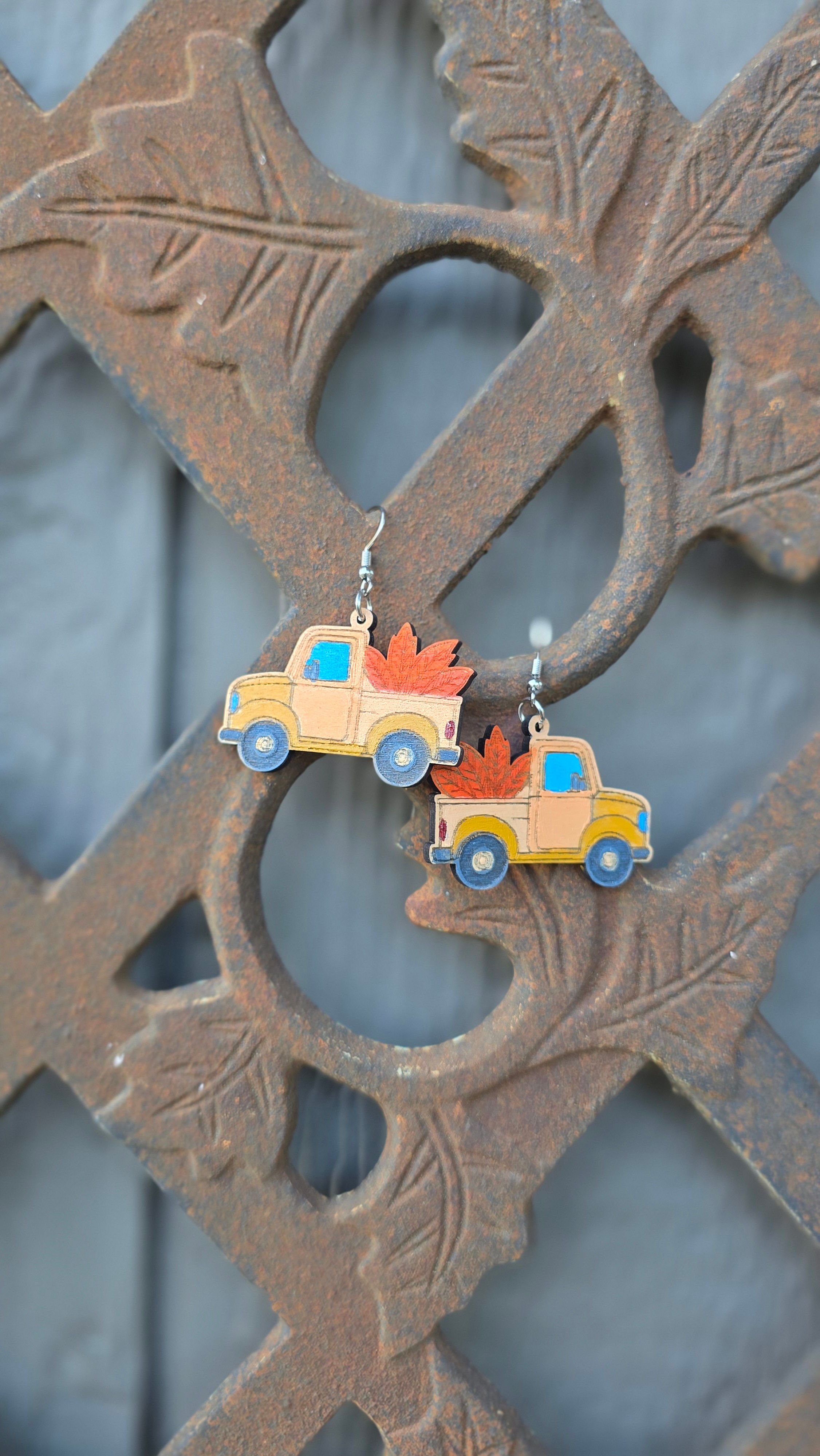 Pick Up Truck Earrings