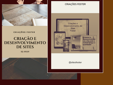 Sites, criações e desenvolvimento