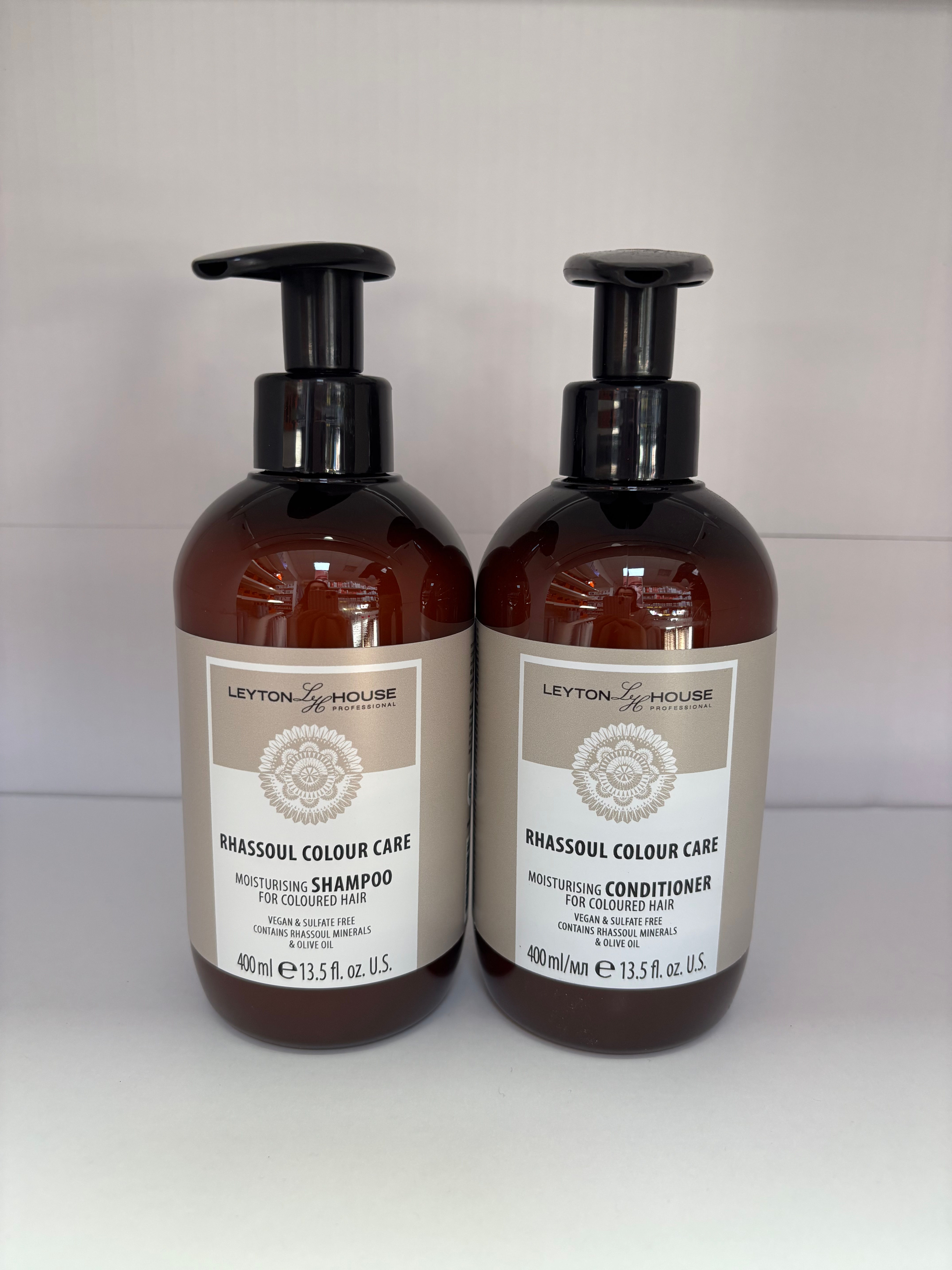 Leyton House Rhassoul 400ml Hair Care Duo