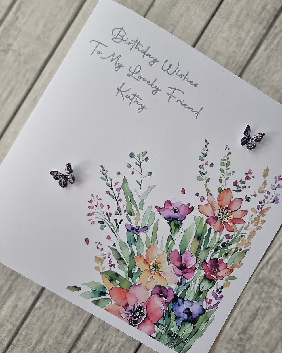 Thumbnail: Personalised Birthday Card Special Friend Sister Mum Gran Nan Wife Partner Any
