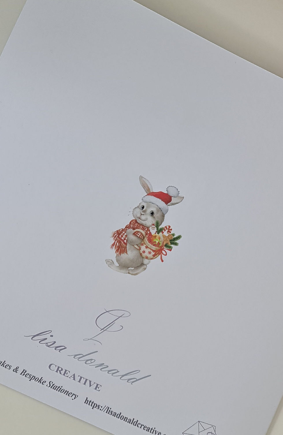 Thumbnail: Personalised Children's Christmas Card Granddaughter Grandson Godson Goddaughter