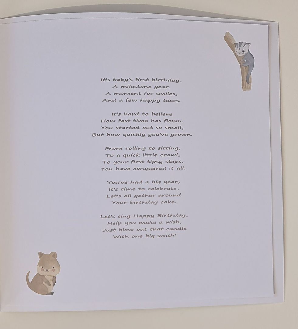 Thumbnail: Personalised 1st Birthday Card Special Little Boy, Daughter, Son, Grandson