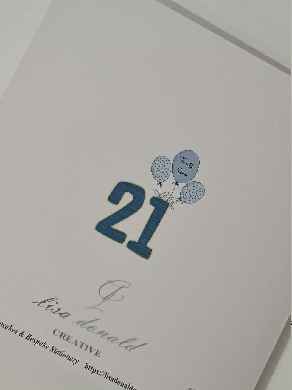 Thumbnail: Personalised 21st Birthday Card Grandson Any Age, Relation, Colour Son Nephew