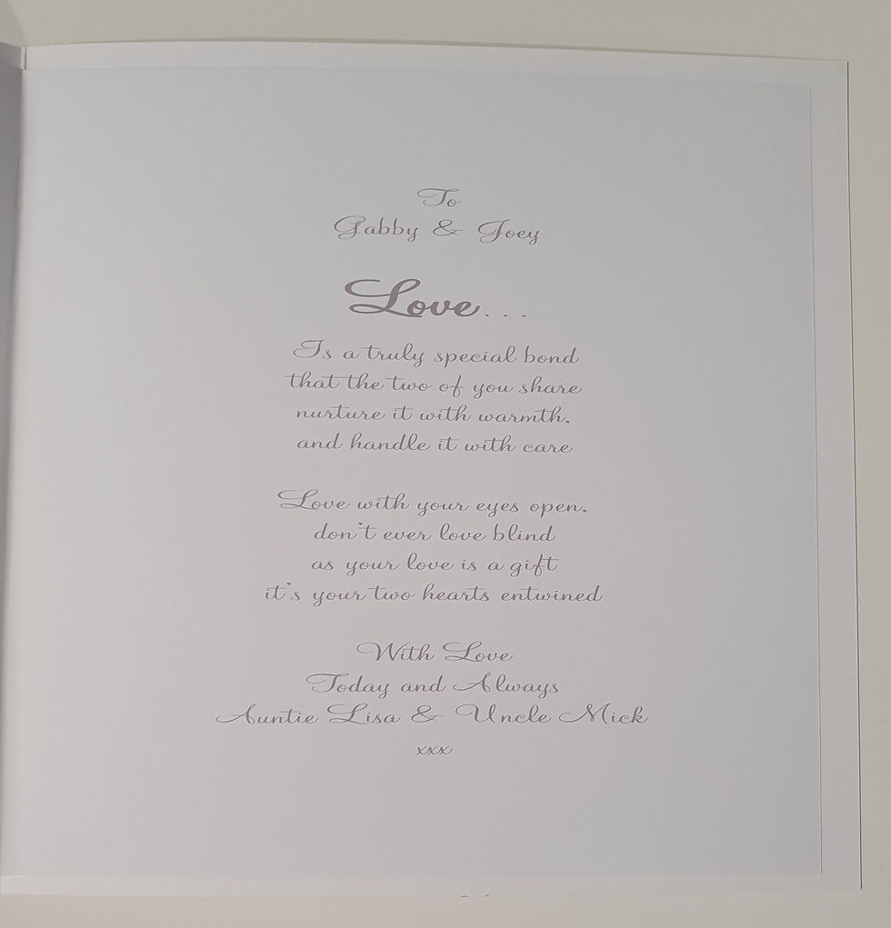 Thumbnail: Personalised Steampunk Key Wedding Day Card Goddaughter Daughter Son In Law