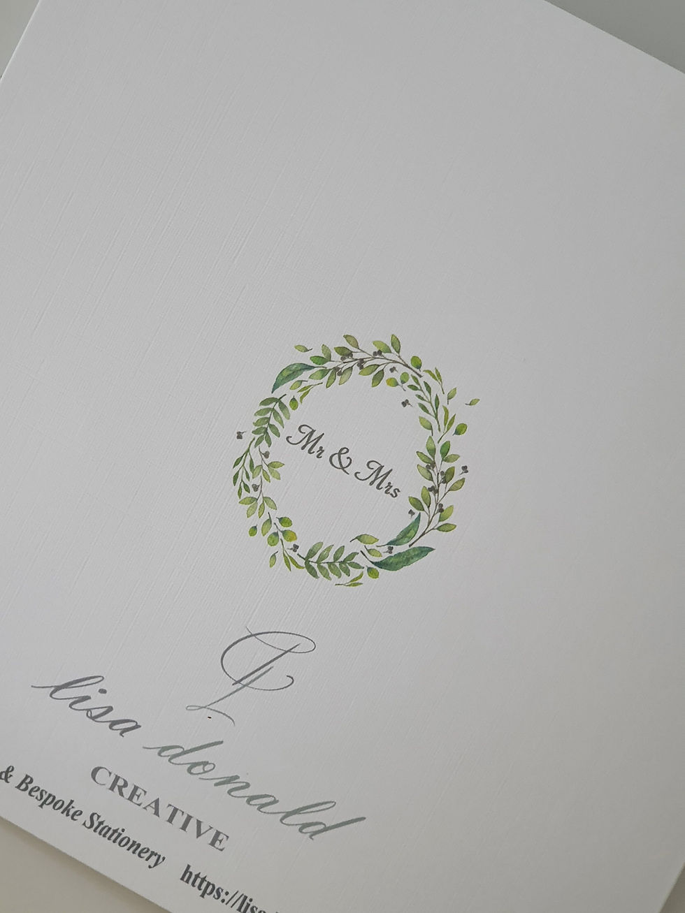 Thumbnail: Contemporary Personalised Wedding Day Card Daughter & Son In Law, Any Couple