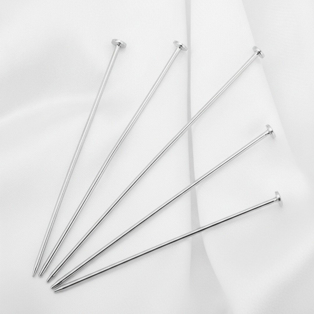Head Pins - Headpins - 20mm - Pack of 100