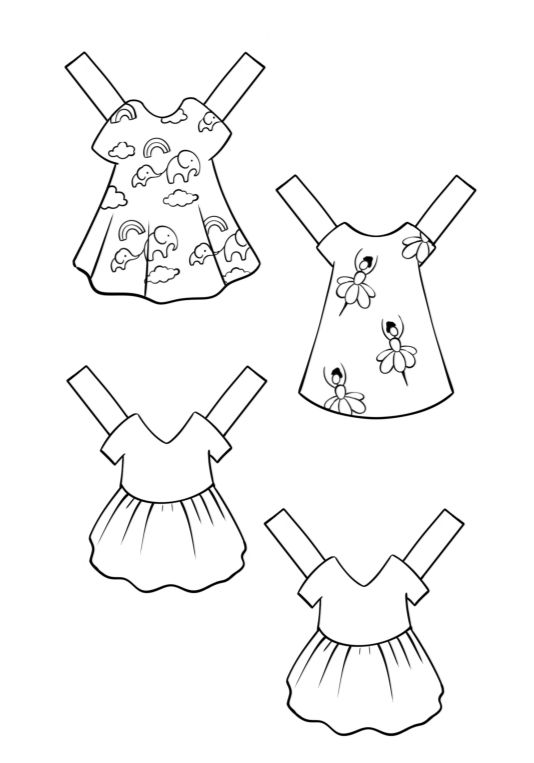 Thumbnail: Paperdolls Colouring Dress & Play - When I Grow Up - Digital Product