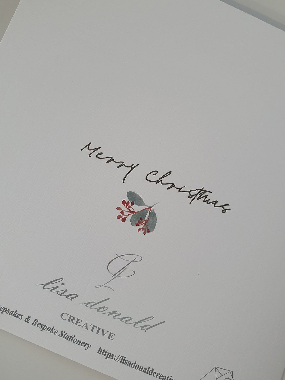 Thumbnail: Contemporary Design Personalised Christmas Card Daughter Son Sister Mum Dad