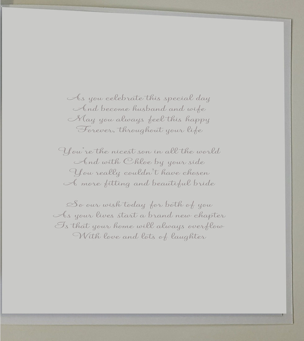 Thumbnail: Customisable Wedding Day Card Son Daughter In Law, Ancient Patriot, Various