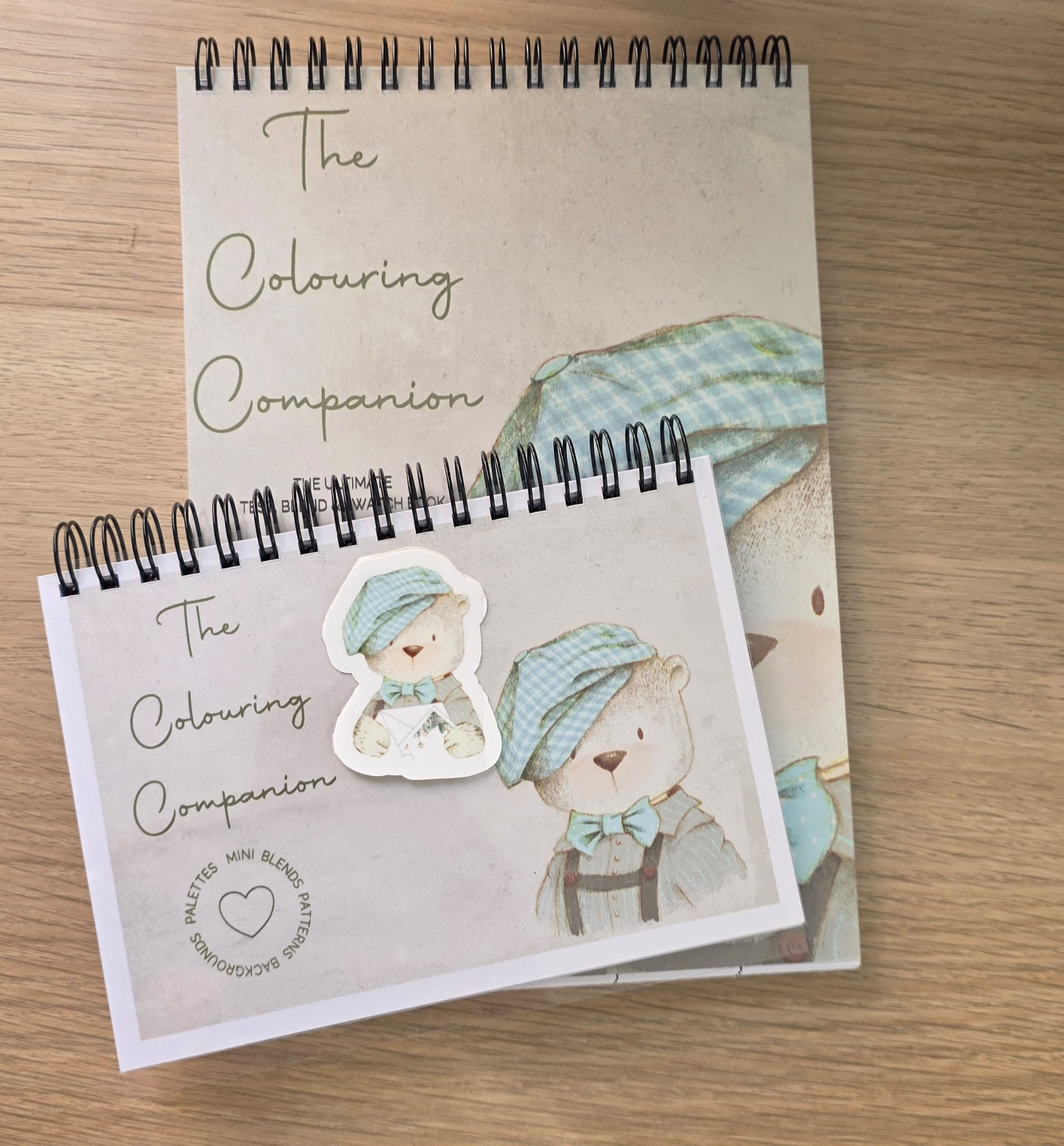 The Colouring Companion Gift Set Cute Edition Test Swatch Blend Patterns