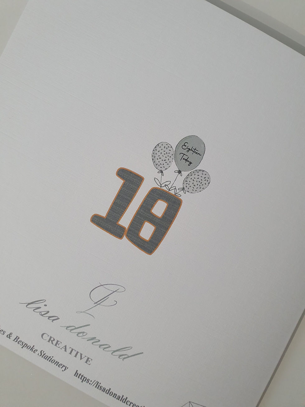 Thumbnail: Personalised 18th Birthday Card Grandson Nephew Daughter Granddaughter 10th 11th