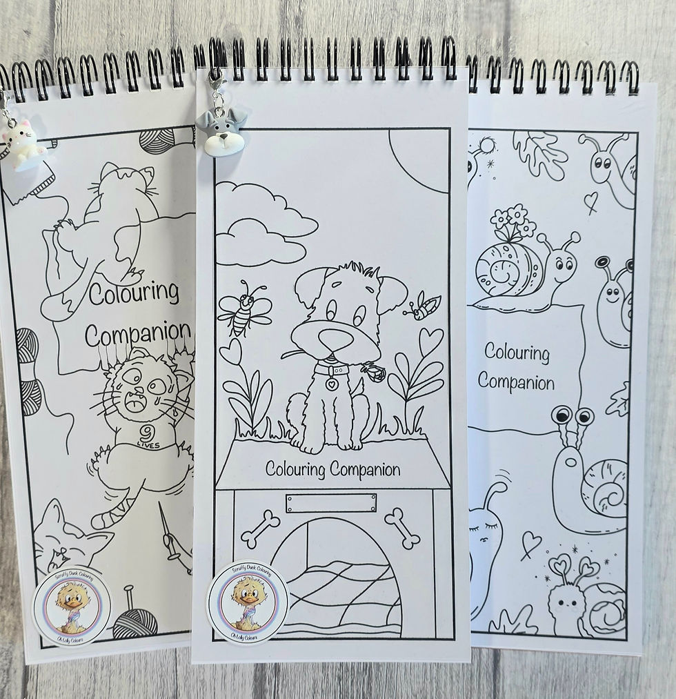 Thumbnail: Squiggles - Colouring Companion - Test, Swatch & Blend Book DL Size