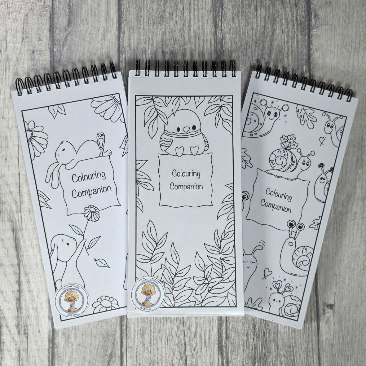 Just A little Pigeon - Colouring Companion - Test, Swatch & Blend Book DL Size