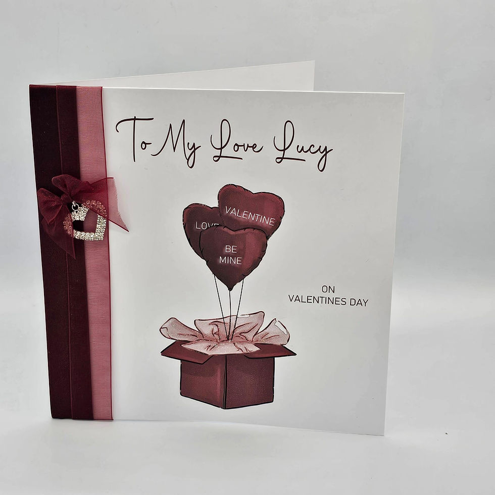 Thumbnail: Personalised St Valentines Day Card Girlfriend, Boyfriend, Husband Or Wife