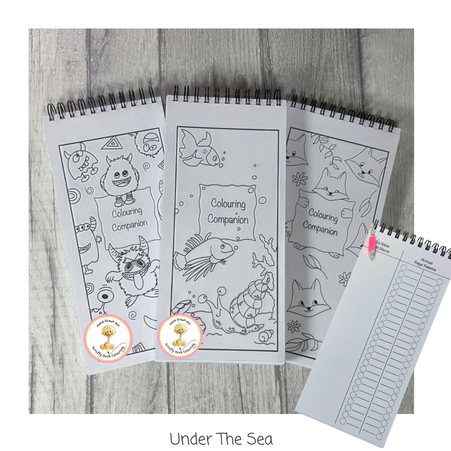 Under The Sea - Colouring Companion - Test, Swatch & Blend Book DL
