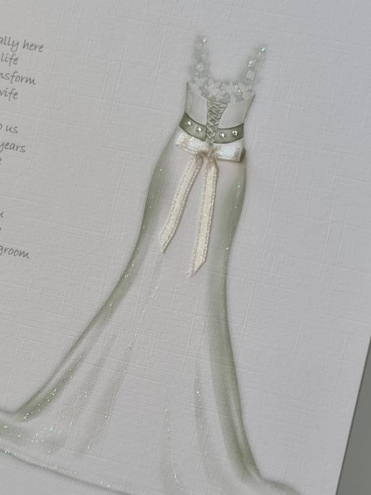 Thumbnail: To Our Daughter On Your Wedding Day Personalised Card - Can Be Made To My Bride