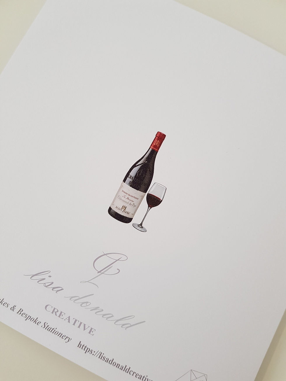 Thumbnail: Personalised Red Wine 60th Birthday Card Husband Son Dad Brother Wife Daughter