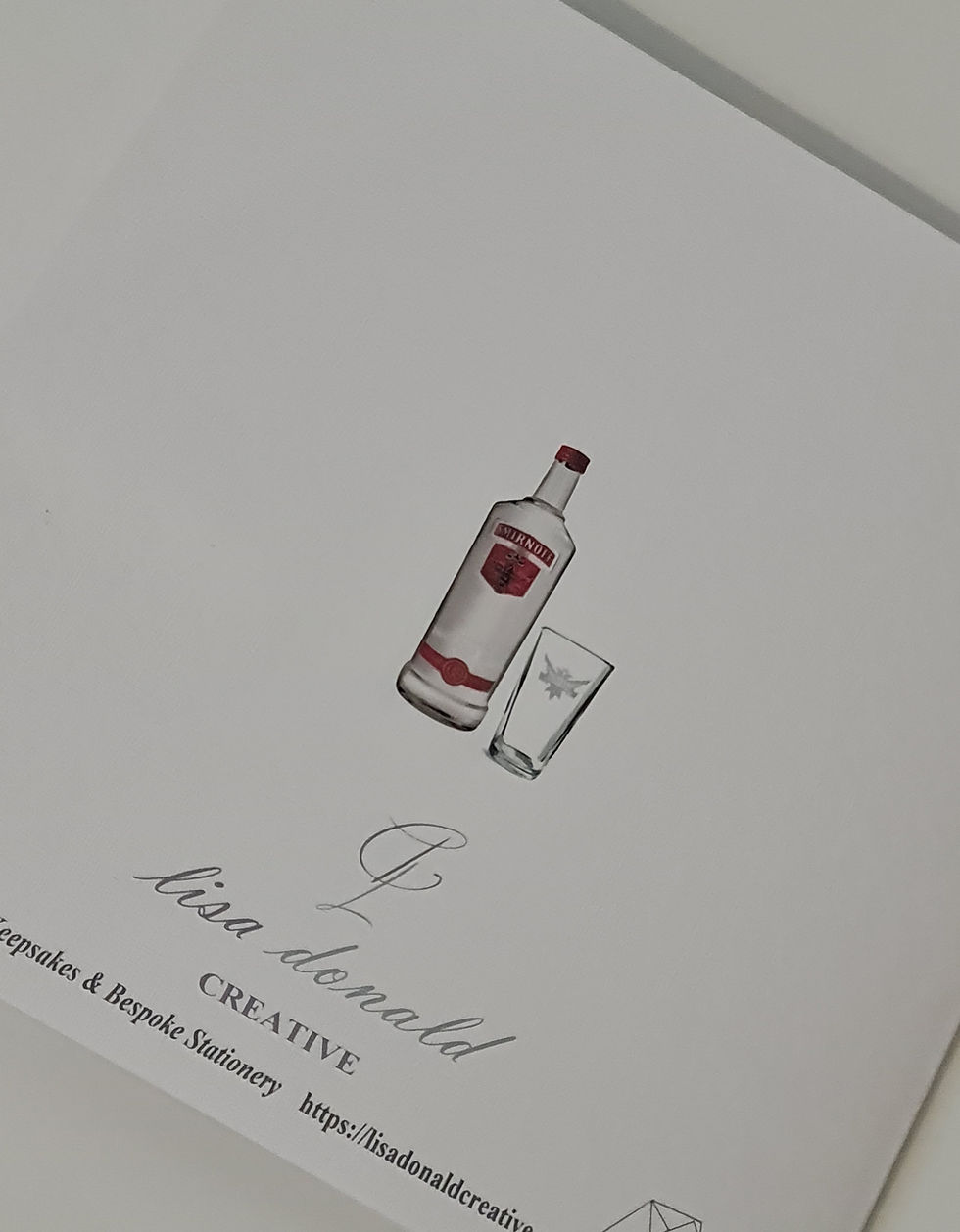 Thumbnail: Personalised 60th Vodka Birthday Card Husband Dad Son In Law Grandson Brother