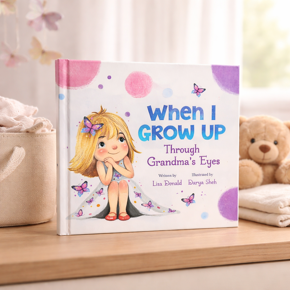 Thumbnail: When I Grow Up Through Grandma's Eyes Childrens Picture Story Book Granddaughter