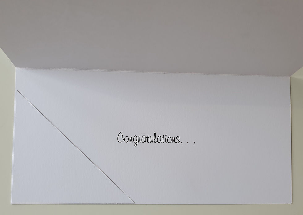 Thumbnail: Personalised 1st Anniversary Card Son Daughter In Law Sister Brother Friends Any