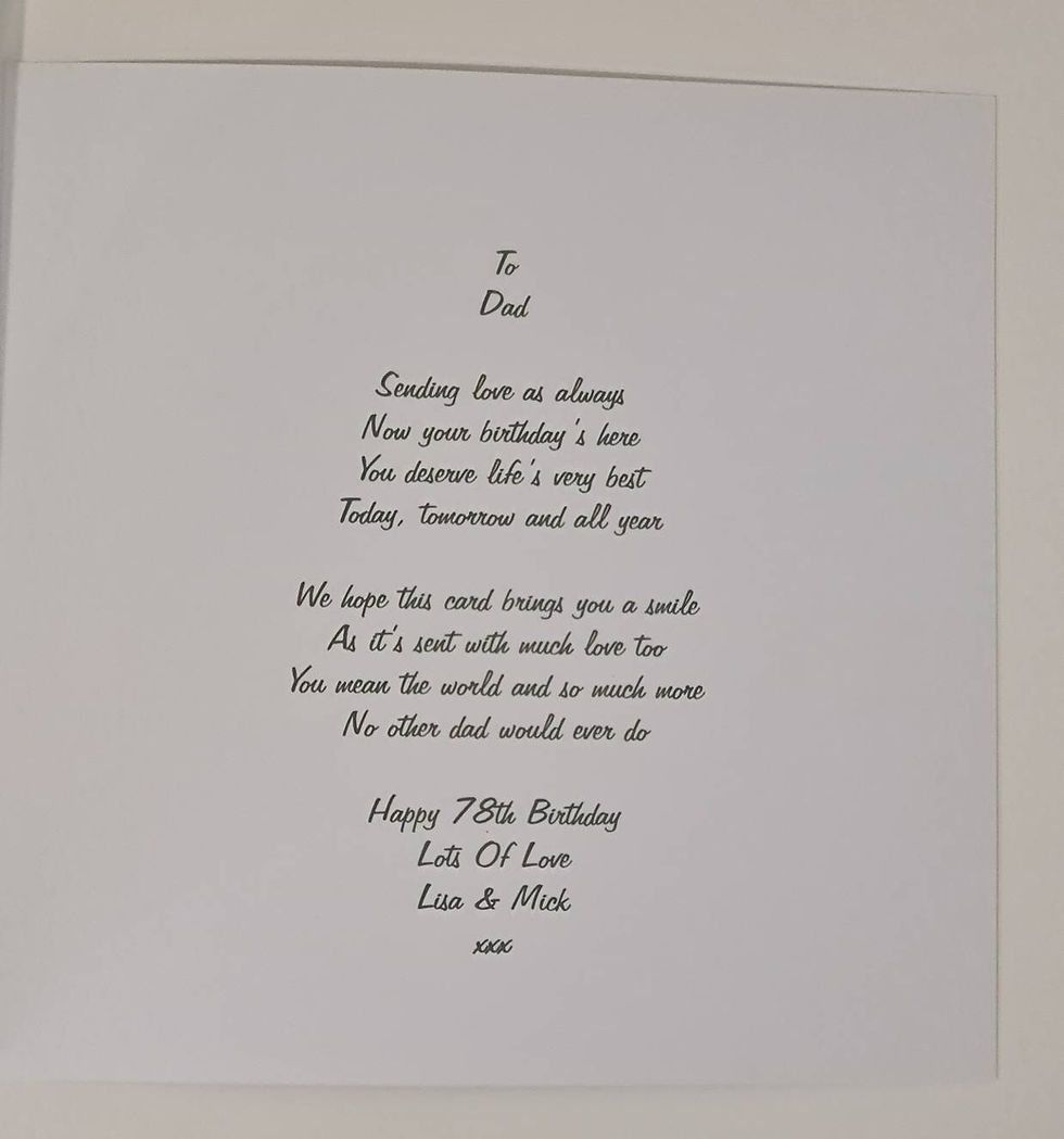 Thumbnail: Personalised 78th Birthday Card Dad Grandad Uncle Friend Brother Husband Son Any
