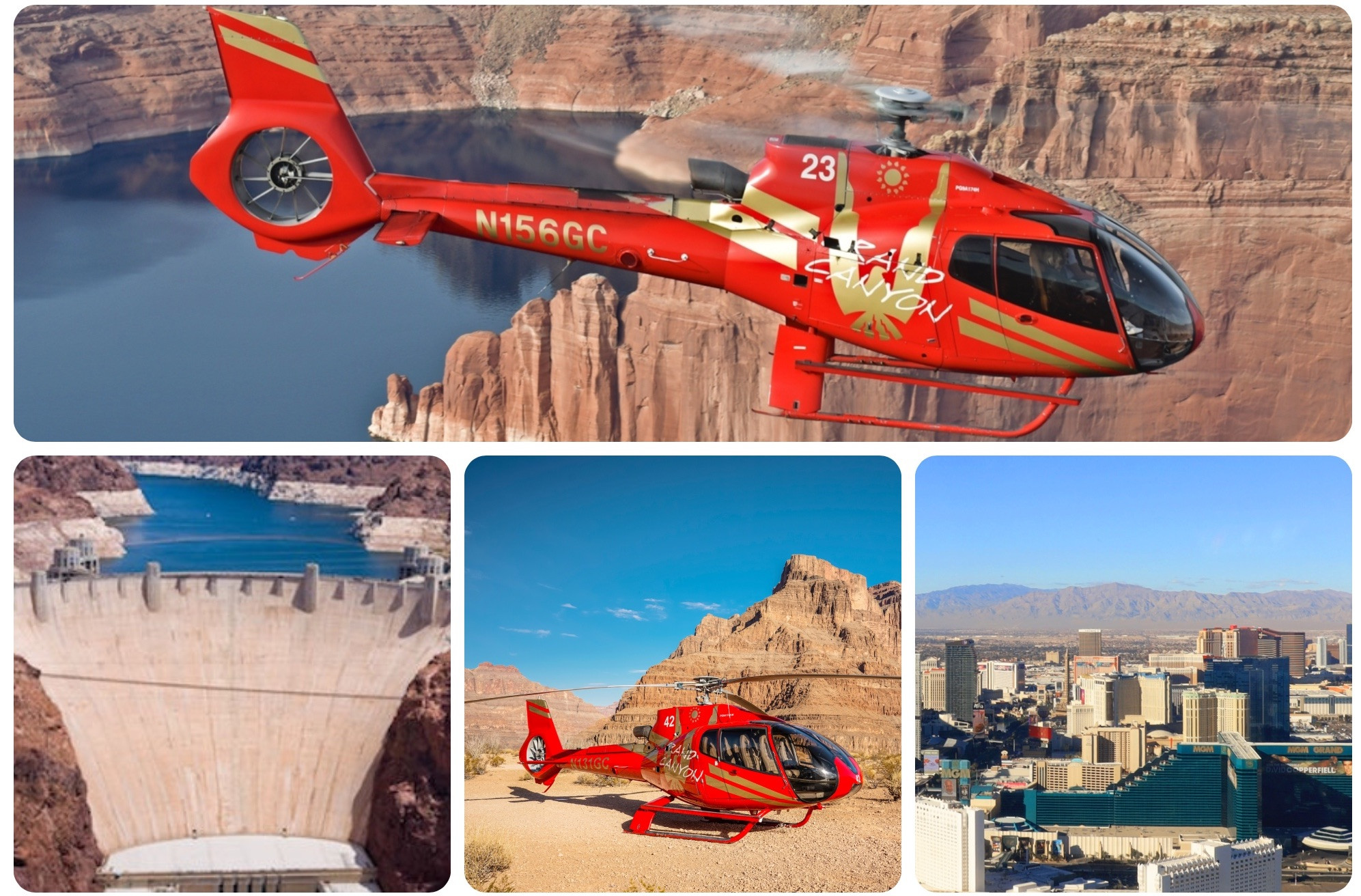 Las Vegas Rundflüge deutschsprachiger Service