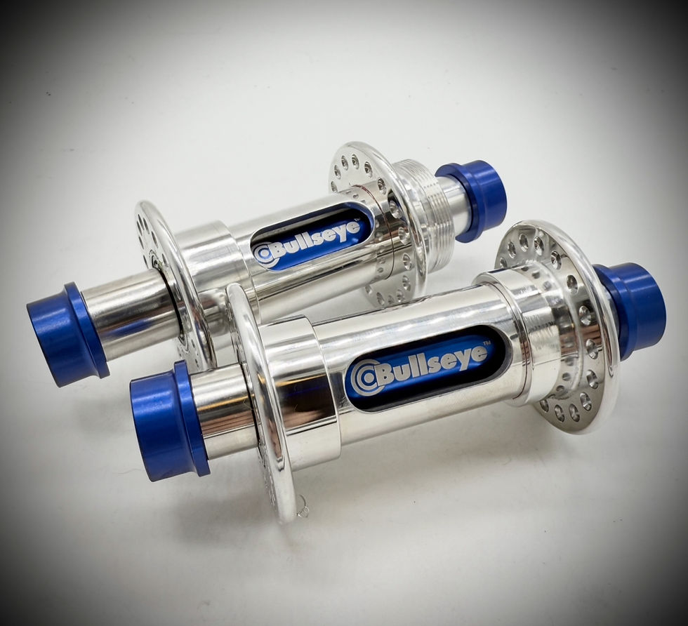 Thumbnail: HYPER POLISHED RETRO SLOTTED HUBSET