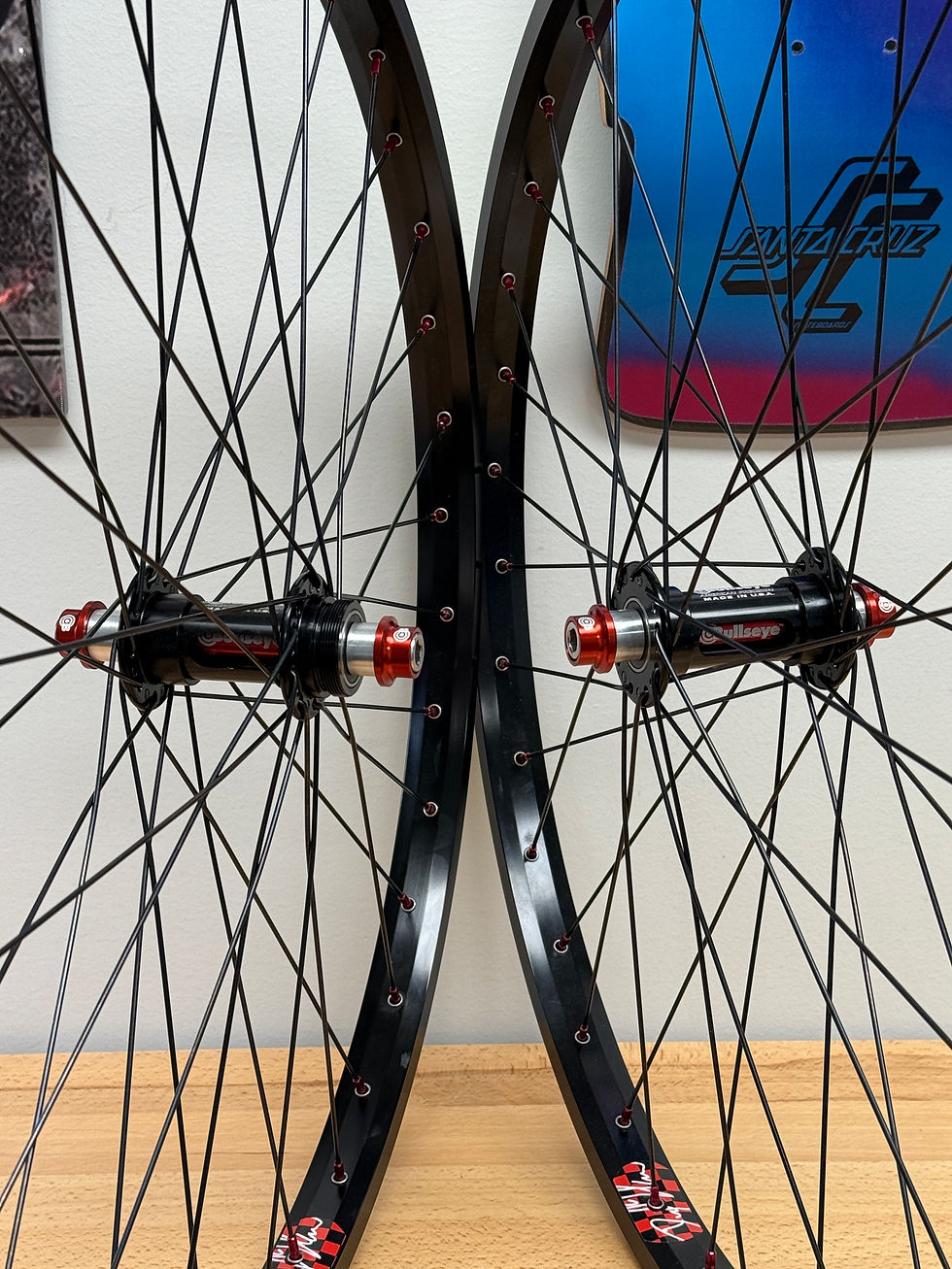 Thumbnail: 26" BULLSEYE RETRO SLOTTED WHEELSET RYHNOS NEW