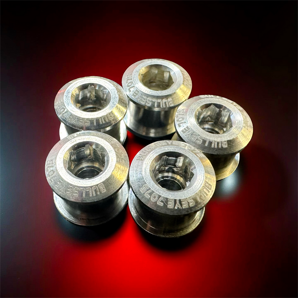 Thumbnail: BULLSEYE 7075 ALLOY CHAIN RING BOLTS