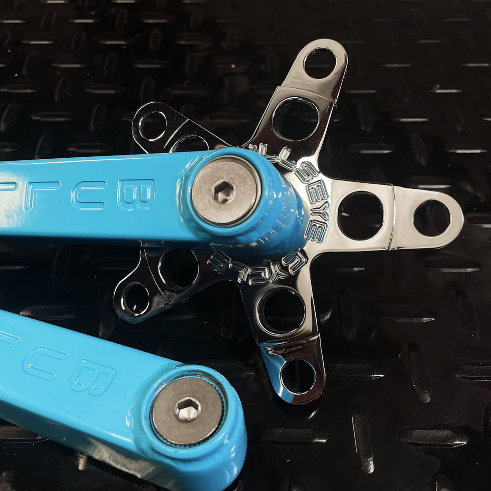 Thumbnail: SE BLUE BULLSEYE RETRO BOX CRANKS-