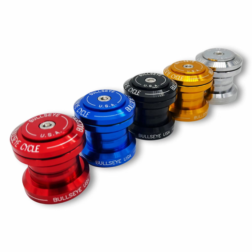 BULLSEYE FLAT SIDE FULL CNC LOGO AL 1-1/8” HEADSET | BULLSEYE