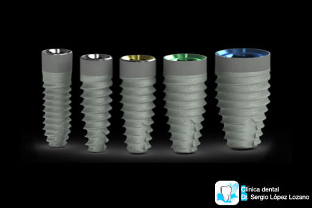 Partes del implante dental