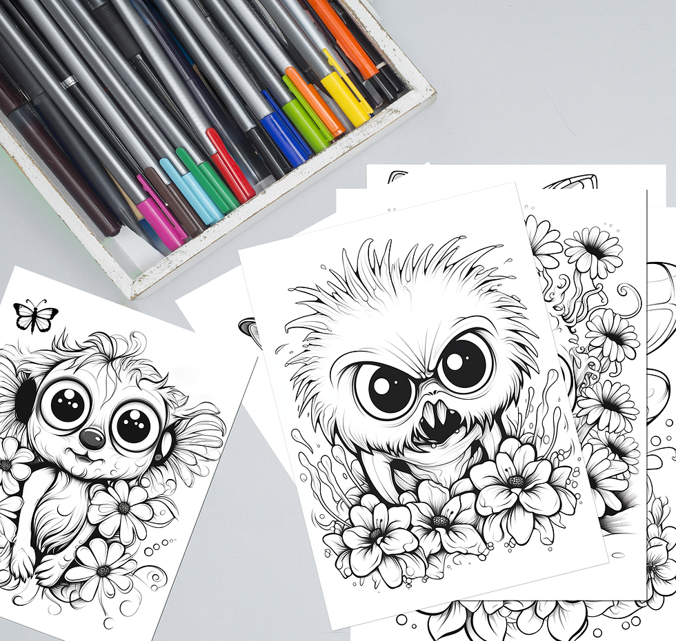 Thumbnail: Whimsical Critters Digital Download