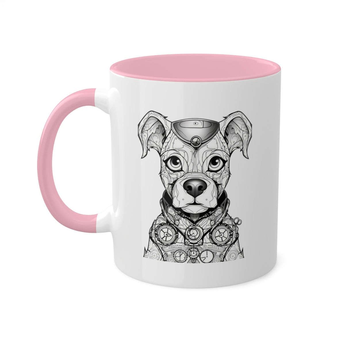 Steampunk Girl Boxer Colorful Mugs, 11oz