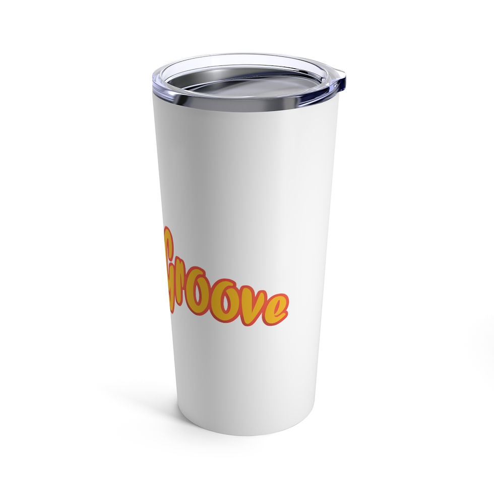 Thumbnail: RythmGroove Tumbler 20oz White