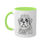 Thumbnail: Steampunk Boy St. Bernard Colorful Mugs, 11oz