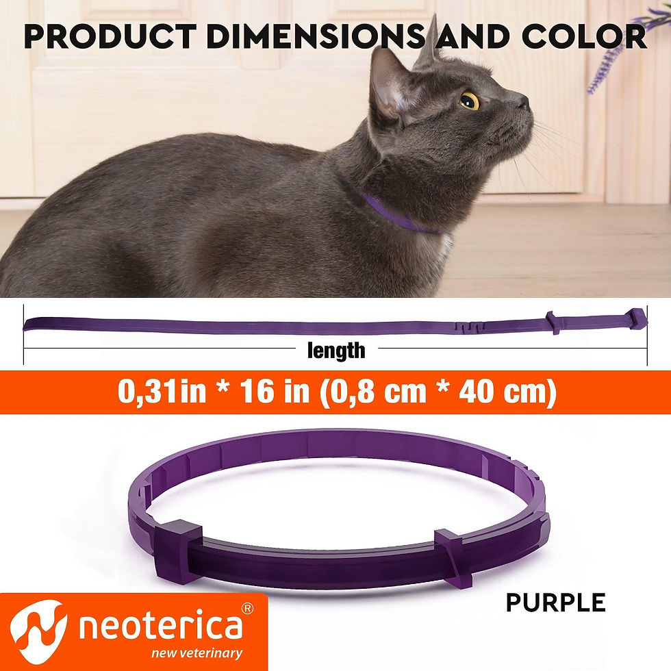 Thumbnail: Cat Calming Collar Pet Anti Anxiety Products Feline Calm Pheromones Collars 1 Pc