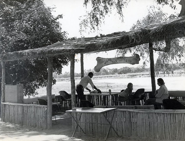 The original Chibembe Camp established by Norman Carr, 1970s