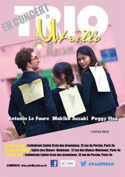 Affiche TRIO UTRILLO 1