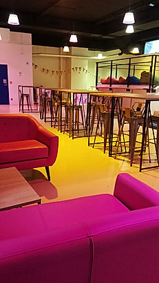 Rebound World Montpellier Jump trampoline park odysseum activités enfants adultes Cafétéria