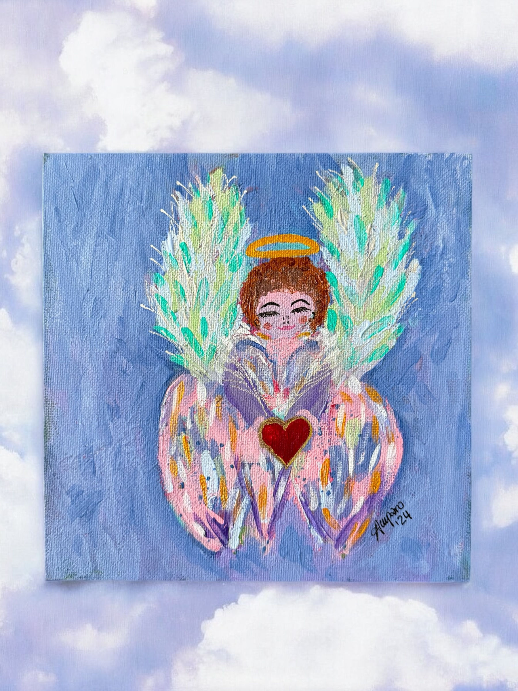 Acrylic Painted Angels