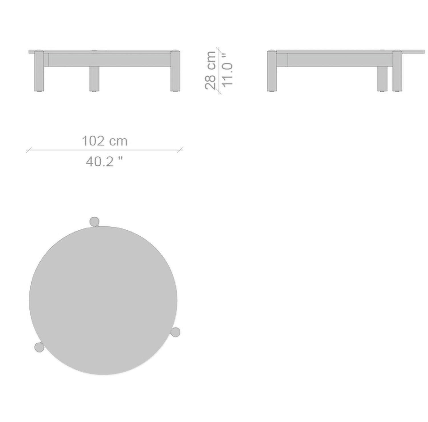Table à Plateau Interchangeable, Cassina