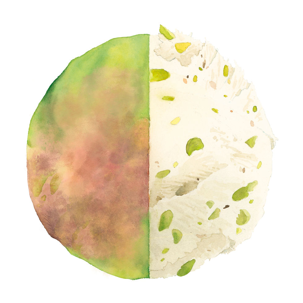 YOGHURT M. STYKKER AF PISTACIE image