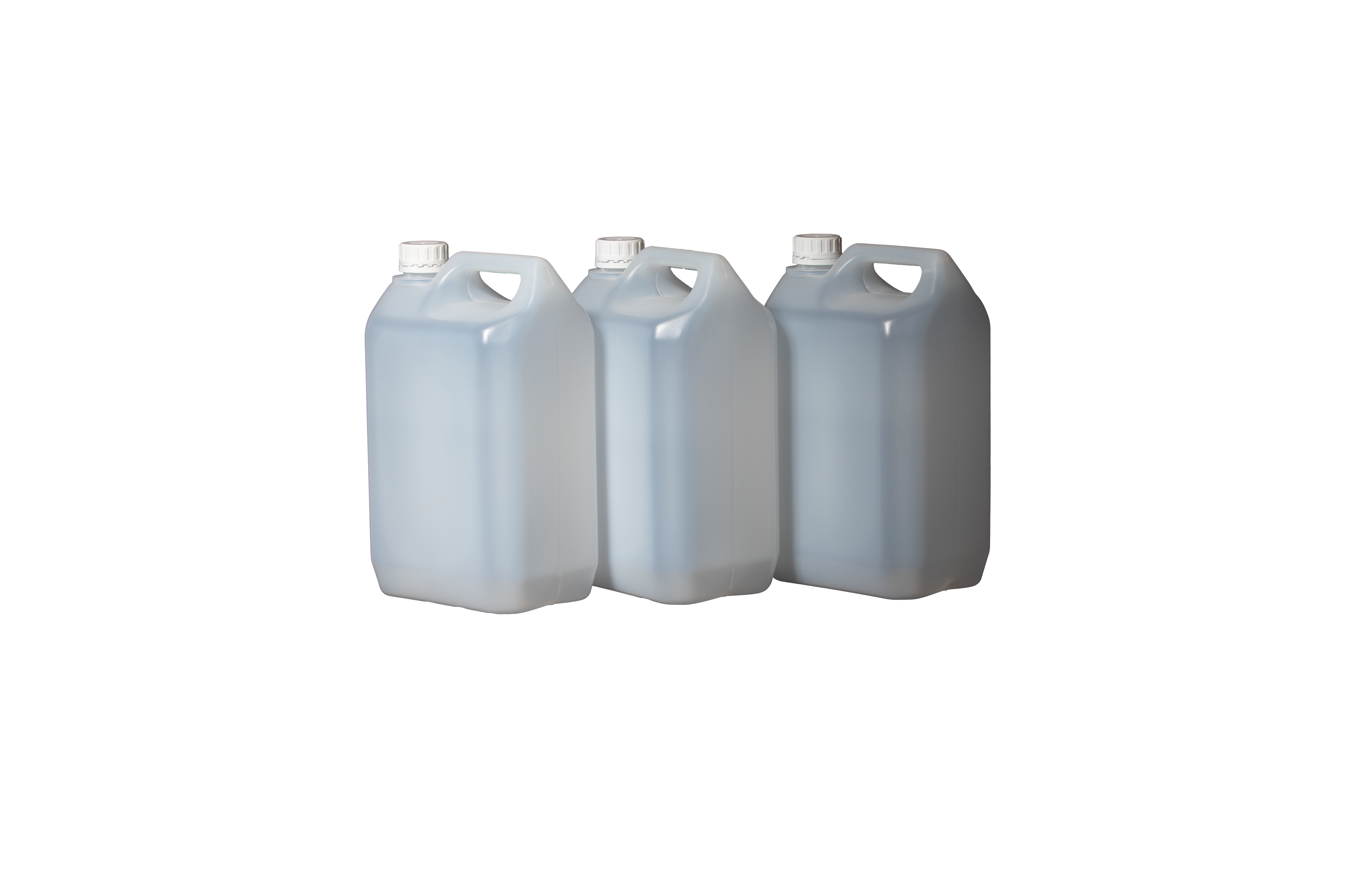 3x 5 LITRE POLY CONTAINERS