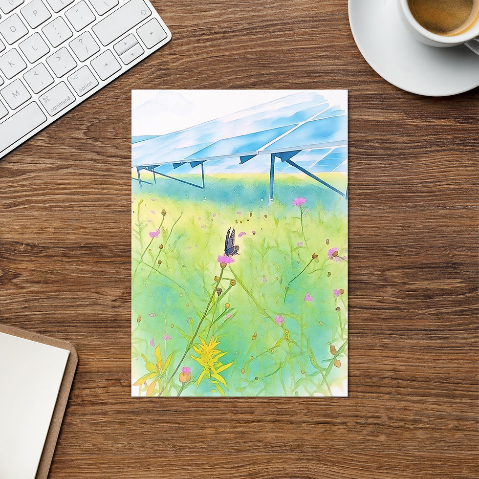 Thumbnail: Butterfly Pitstop Greeting card
