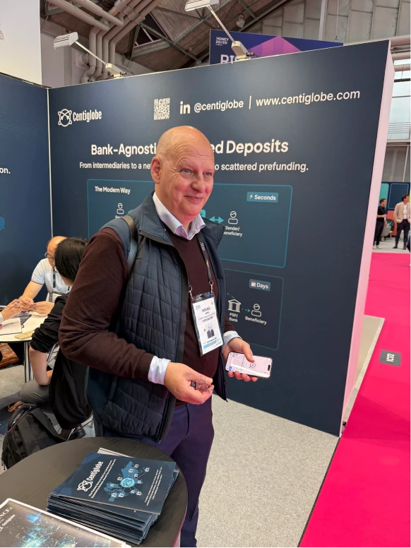 Mikael Linell always ready to start a conversation at Money 20/20