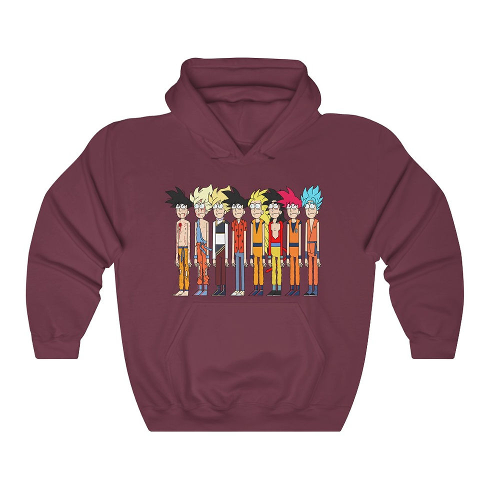 Thumbnail: Goku x Rick Hooded Sweatshirt