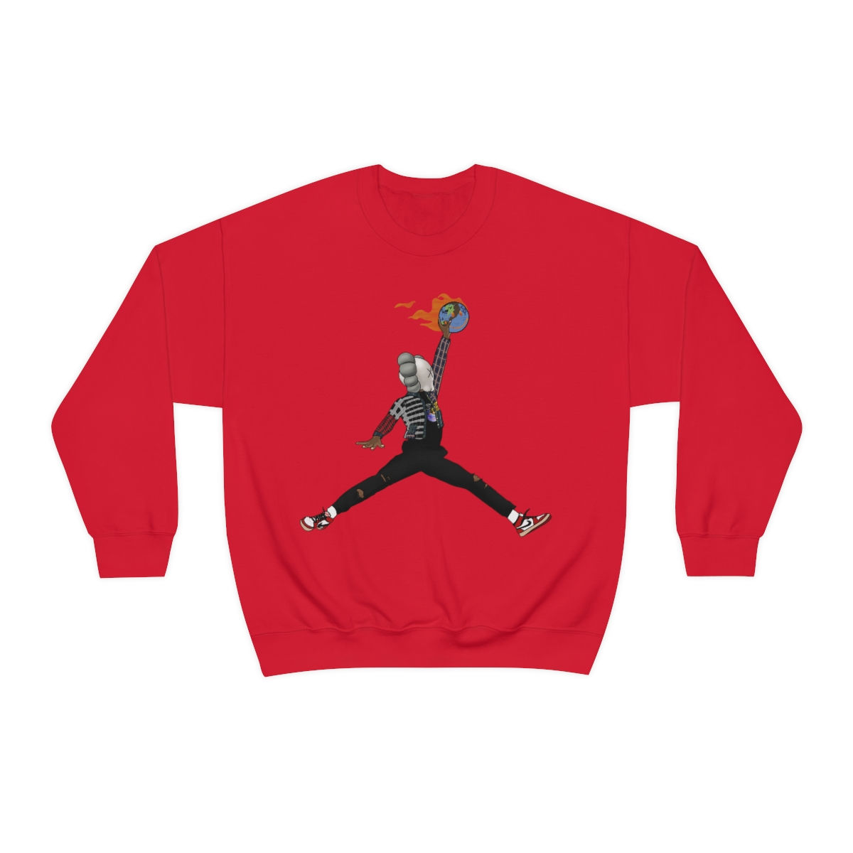Kaws x Travis Scott Crewneck Sweatshirt
